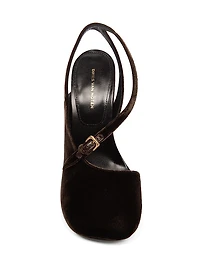 Velvet Slingback Pumps