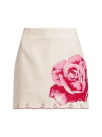 Ula Linen Miniskirt