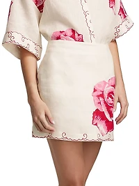 Ula Linen Miniskirt