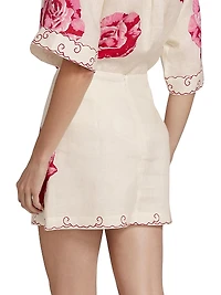 Ula Linen Miniskirt