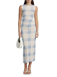 Ariel Mesh Midi-Dress