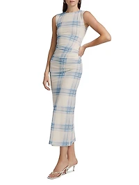Ariel Mesh Midi-Dress