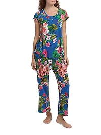 The Bobbie Printed Cropped 2-Piece Set