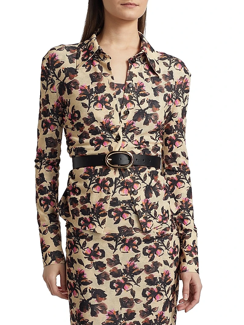 Idana Floral Jersey Shirt