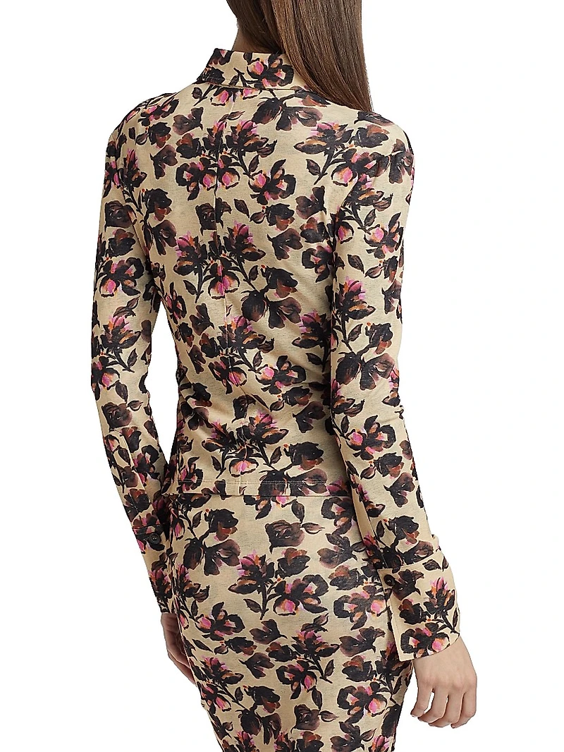 Idana Floral Jersey Shirt