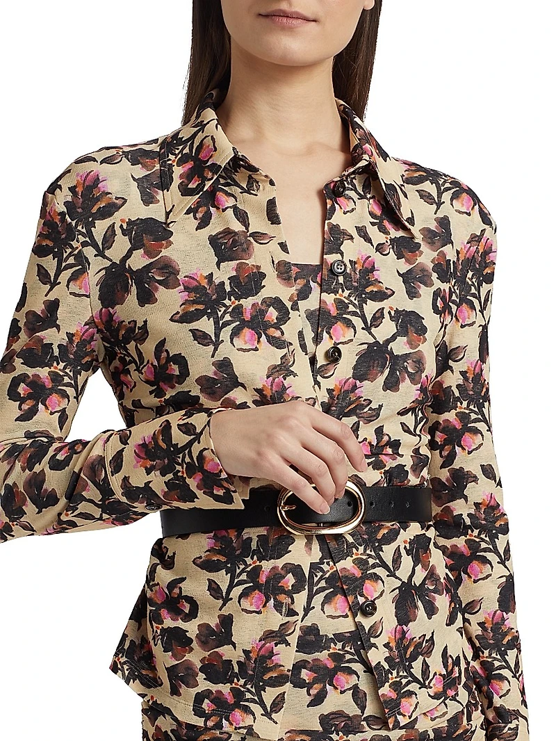 Idana Floral Jersey Shirt