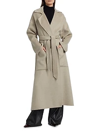 Salima Wool Tie-Waist Coat