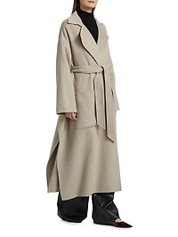 Salima Wool Tie-Waist Coat