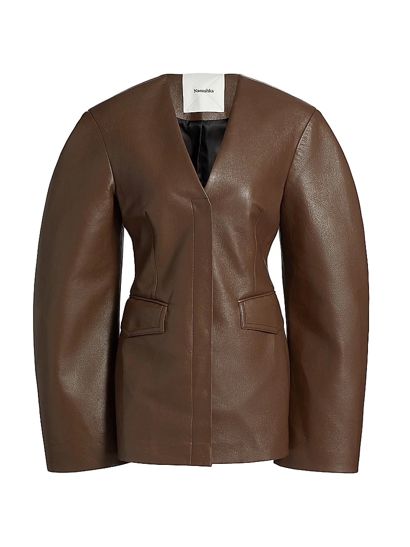 Erina Faux Leather Jacket