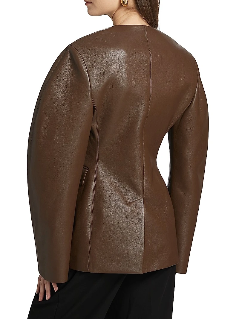 Erina Faux Leather Jacket