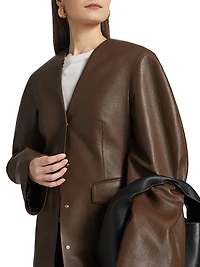 Erina Faux Leather Jacket