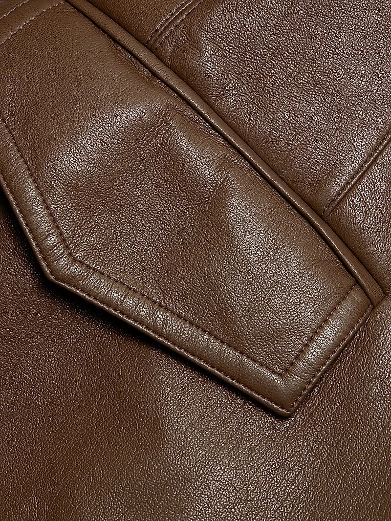 Erina Faux Leather Jacket