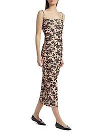 Alexa Floral Jersey Midi-Dress
