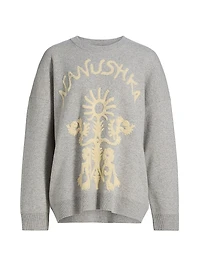 Oswin Logo Jacquard Sweater