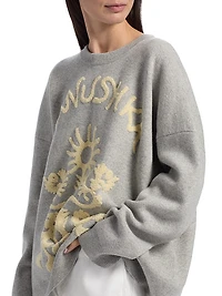 Oswin Logo Jacquard Sweater