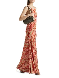 Samantha Printed Scoopneck Maxi Dress