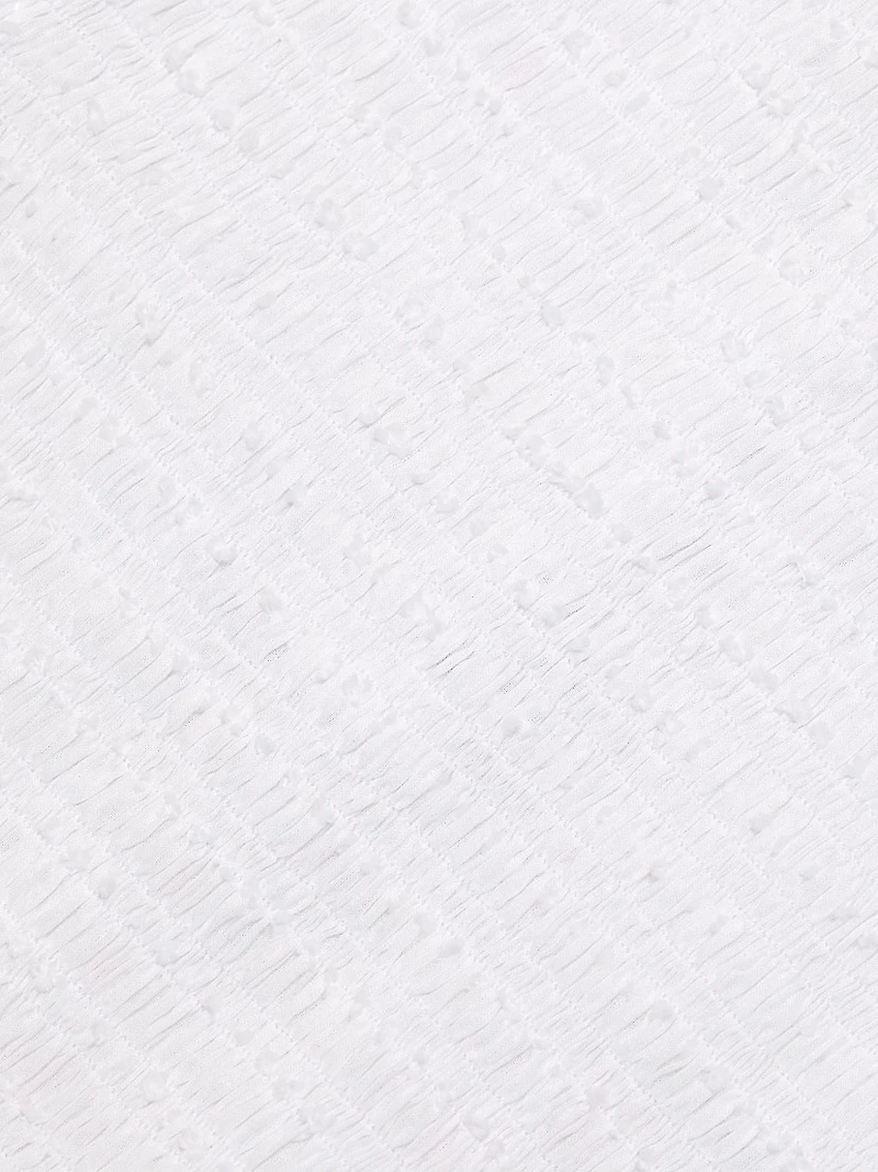 Cory Cotton Smocked Strapless Minidress