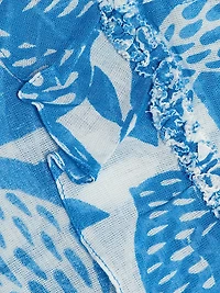 Dalia Floral Cotton A-Line Minidress