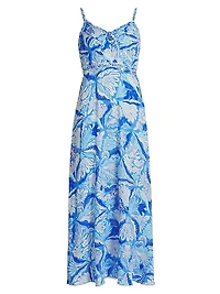 Cara Floral V-Neck Maxi Dress