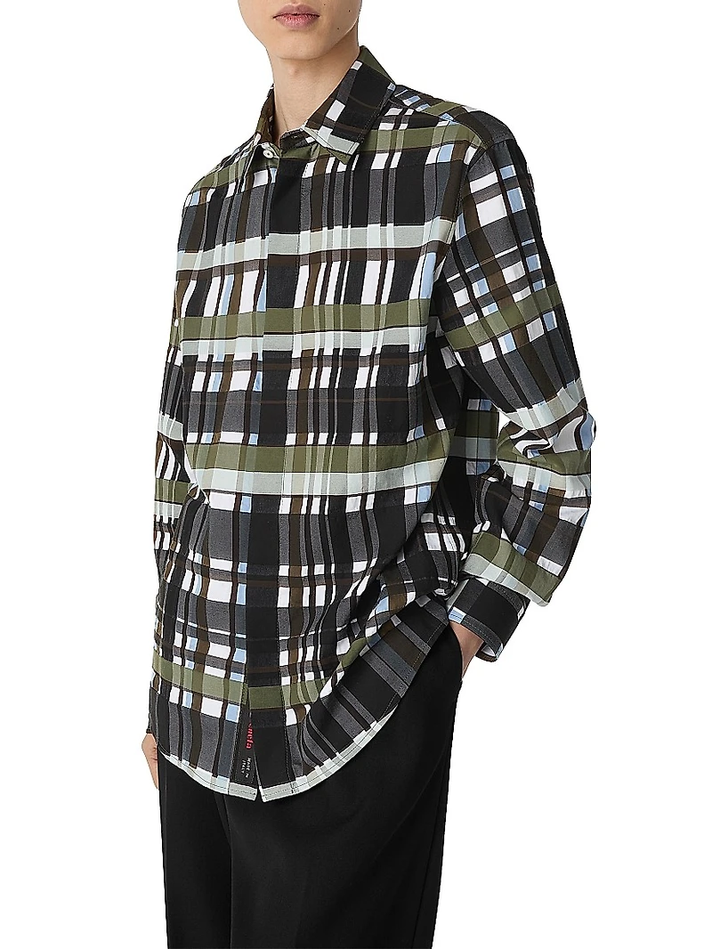 Checked Cotton Shirt