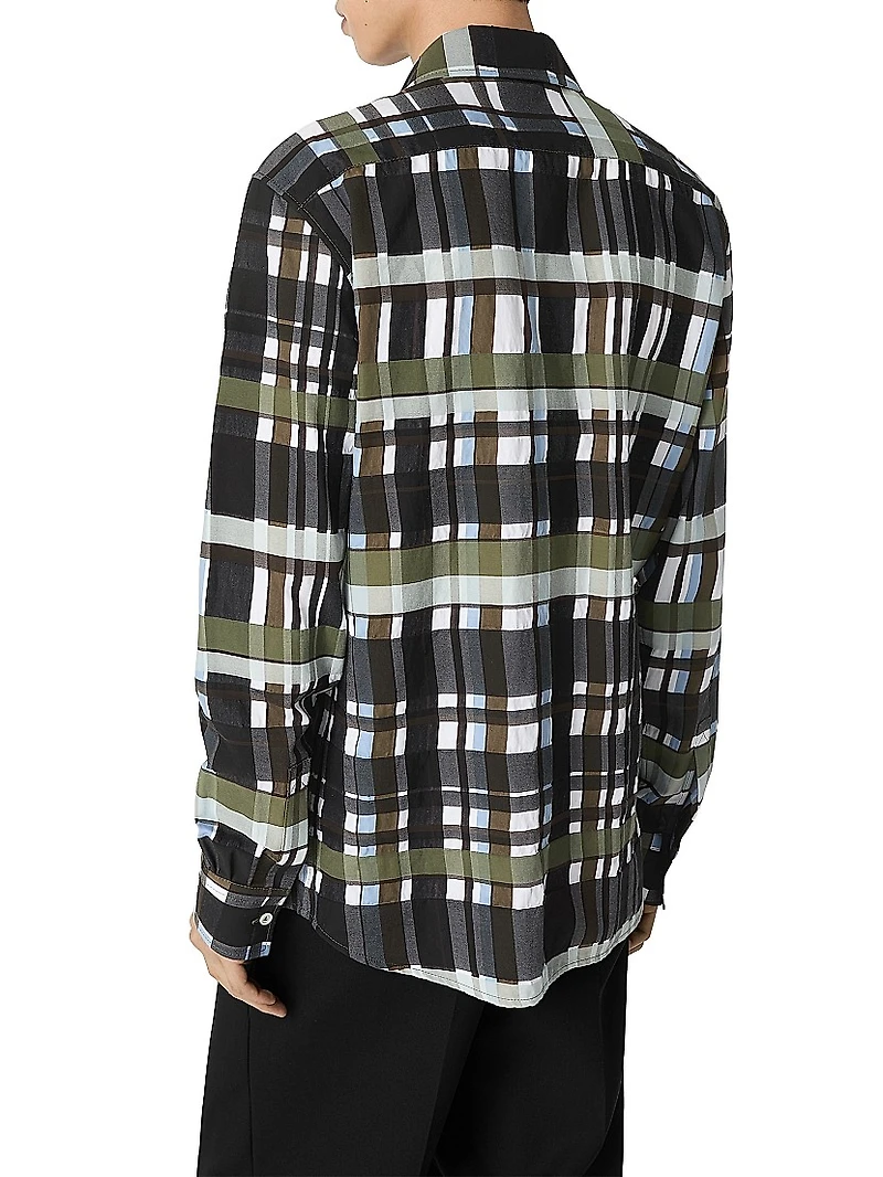 Checked Cotton Shirt