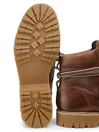 Cameron Lace-Up Leather Ankle Boots