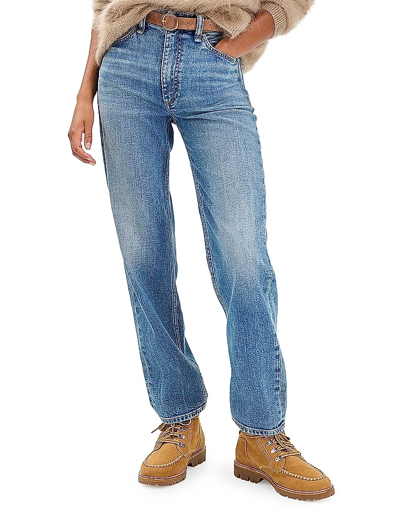 Cameron Lace-Up Shearling & Suede Boots