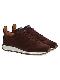 Retro Runner Suede Low-Top Sneakers