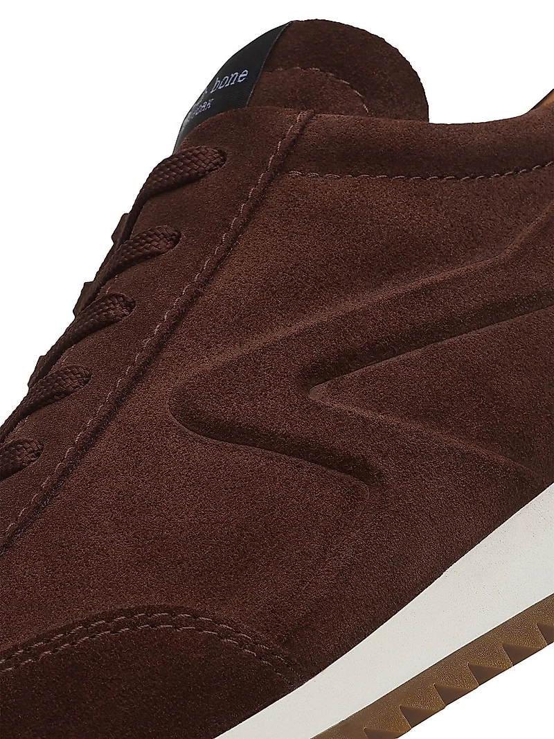 Retro Runner Suede Low-Top Sneakers