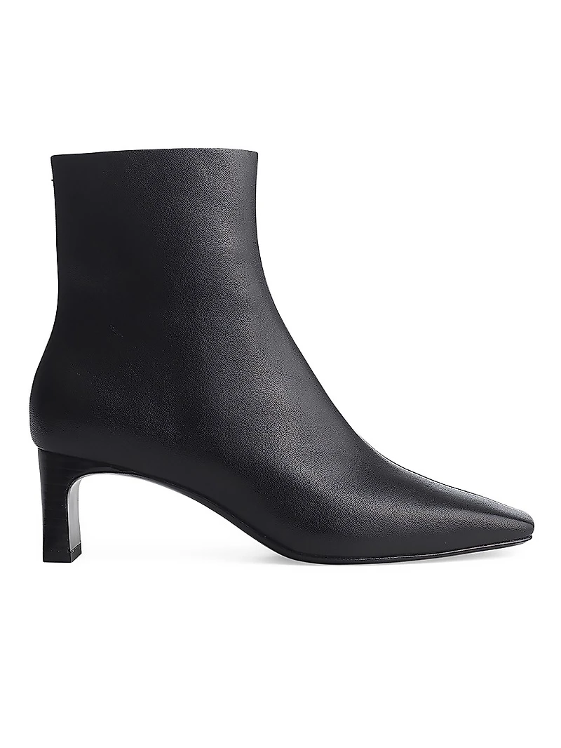 Avery 60MM Leather Ankle Boots