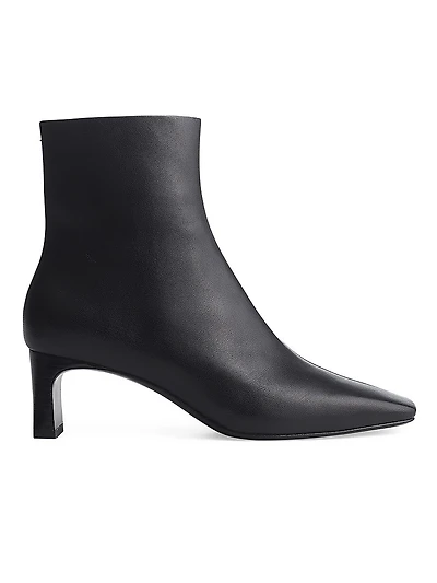 Avery 60MM Leather Ankle Boots