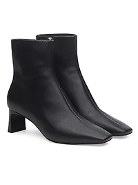 Avery 60MM Leather Ankle Boots