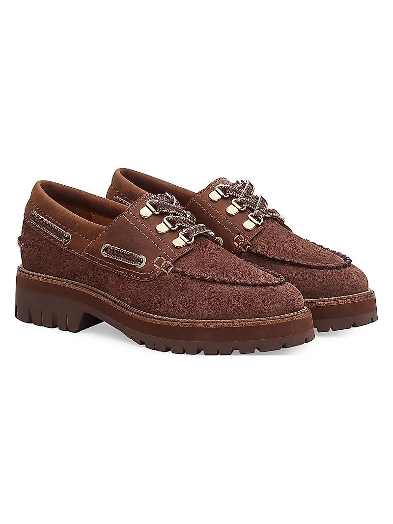 Cameron 70MM Leather Boat Shoes
