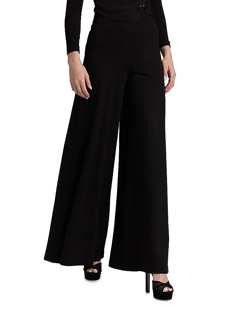 Skyn Relaxed-Fit Wool-Blend Pants