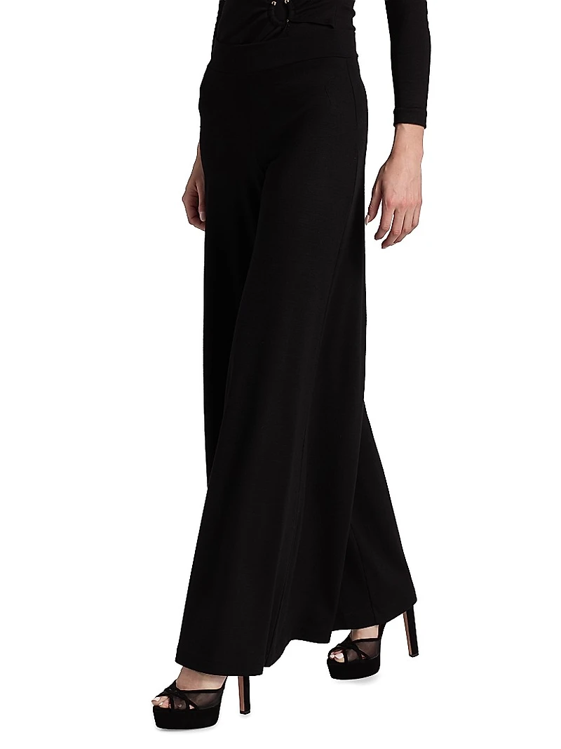 Skyn Relaxed-Fit Wool-Blend Pants