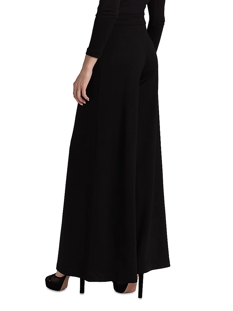 Skyn Relaxed-Fit Wool-Blend Pants