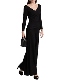 Skyn Relaxed-Fit Wool-Blend Pants