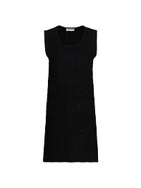 Bilok Metallic Tweed A-Line Minidress