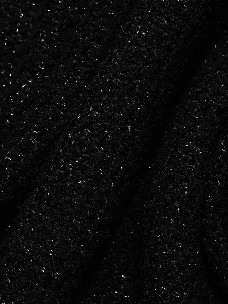 Bilok Metallic Tweed A-Line Minidress