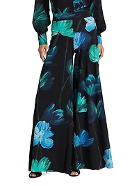 Skyla Floral Wide-Leg Pants