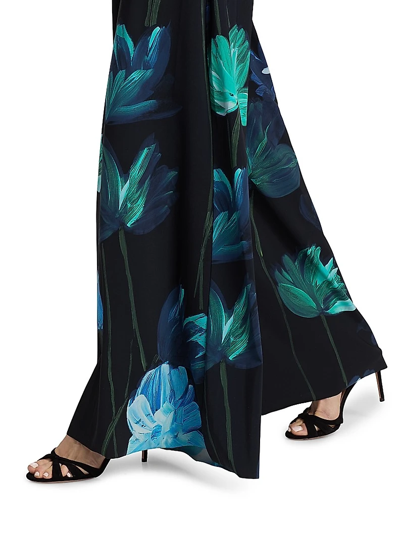Skyla Floral Wide-Leg Pants
