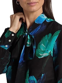 Reni Silk Printed Chiffon Blouse