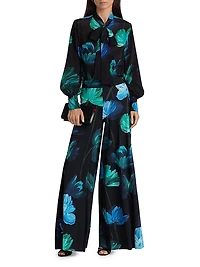 Reni Silk Printed Chiffon Blouse