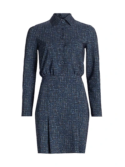 Migy Printed Mini-Shirtdress