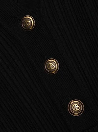 Nuj Pepper Rib-Knit Minidress