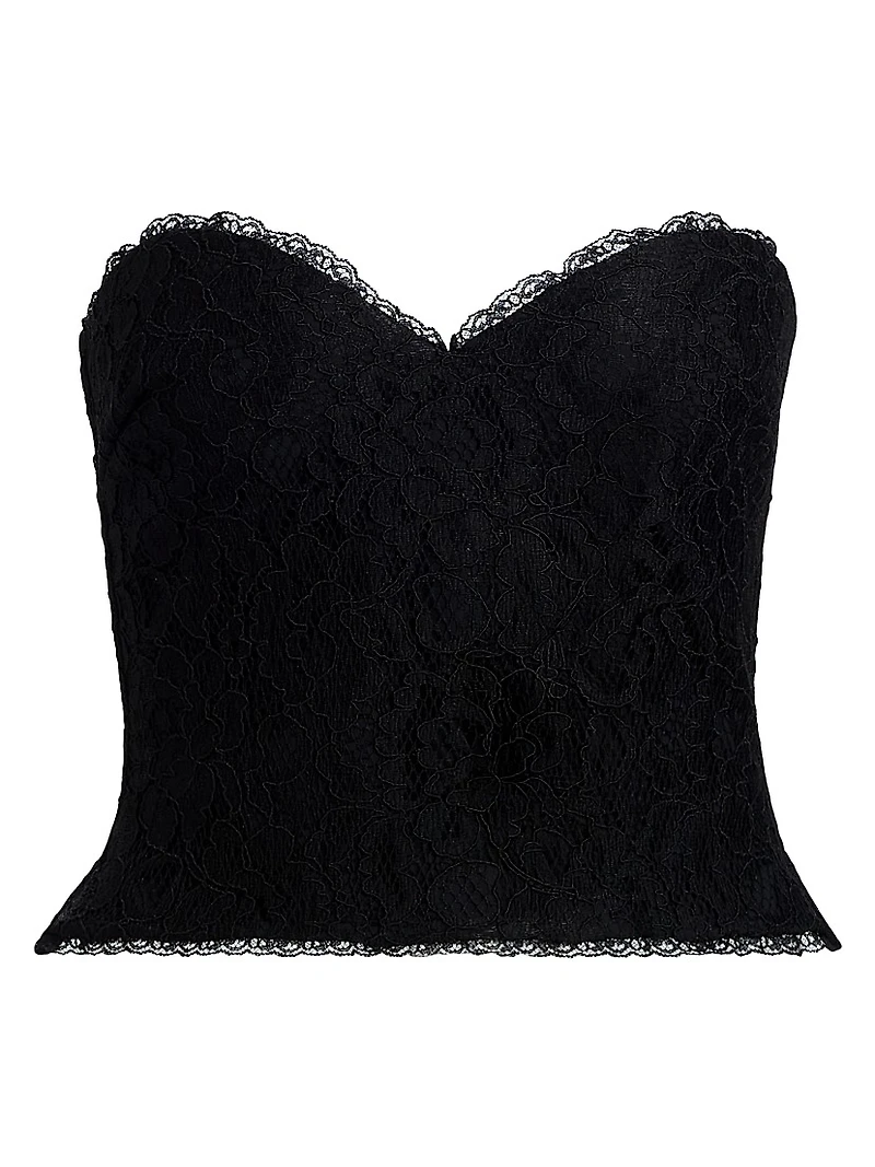 Chrystele Lace Bustier Top