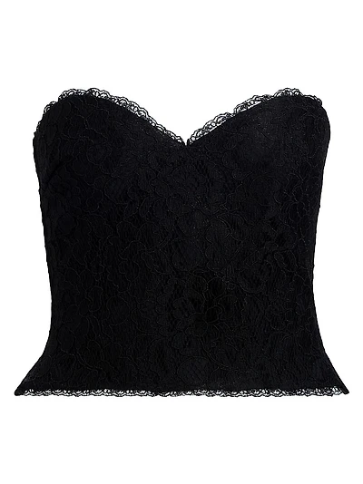 Chrystele Lace Bustier Top