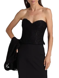 Chrystele Lace Bustier Top