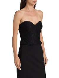 Chrystele Lace Bustier Top