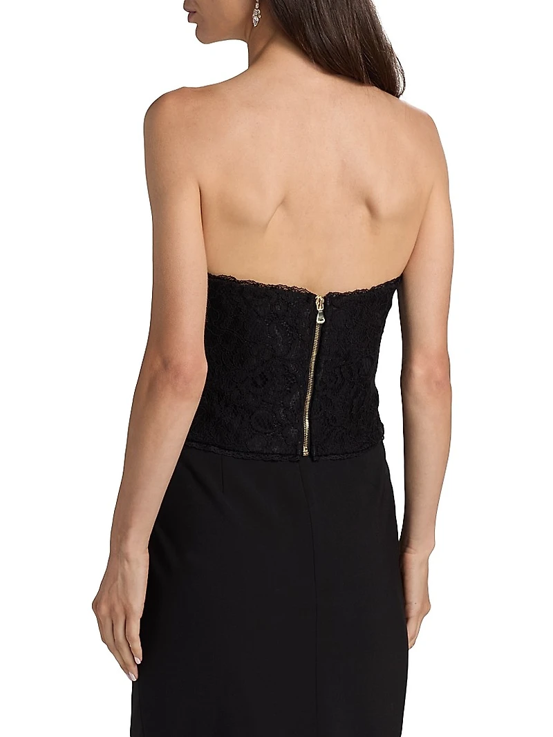 Chrystele Lace Bustier Top